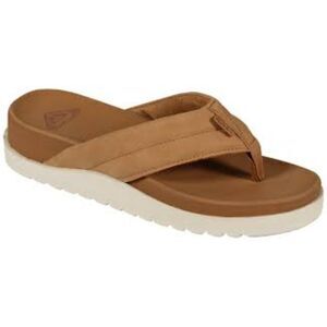 Roxy Danika Sandal In Tan Brown Small Thong Platform Beachy Summer Flip Flops 9